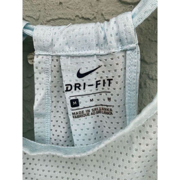 Nike Women's Dri-FIT Tank Top Light Blue Size M Gym Training Sleeveless - Picture 5 of 11